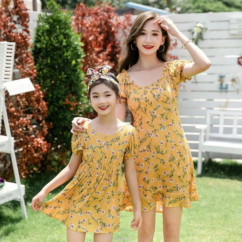 Summer Clothing Looks - Family Parent Child Clothes Set Look