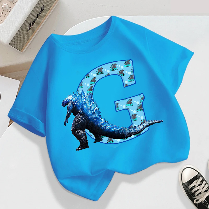 Summer Clothing Gifts - Godzillas Children T Shirt Boys Girls
