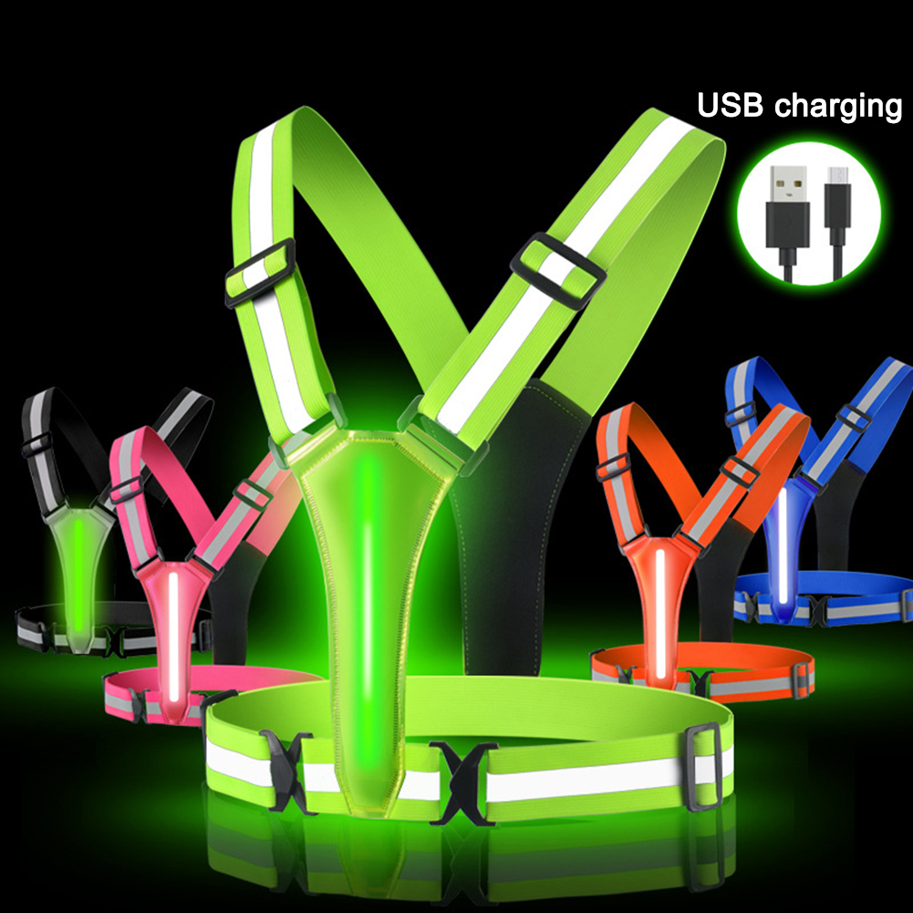 LED Running Vest USB Rechargea - Summer Nights Clothing recension och pris