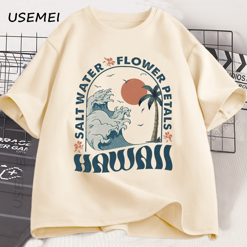 Hawaii Beach T-Shirt Ocean Bea - Summer Clothing Vibes recension och pris