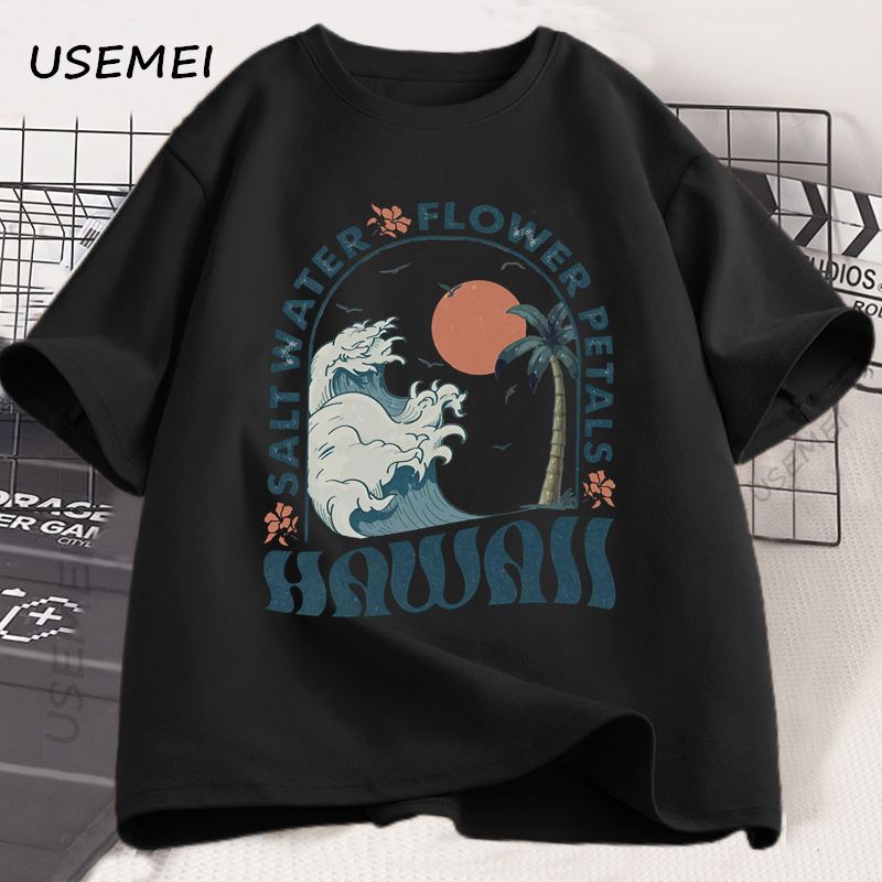 Hawaii Beach T-Shirt Ocean Bea - Summer Clothing Vibes recension och pris