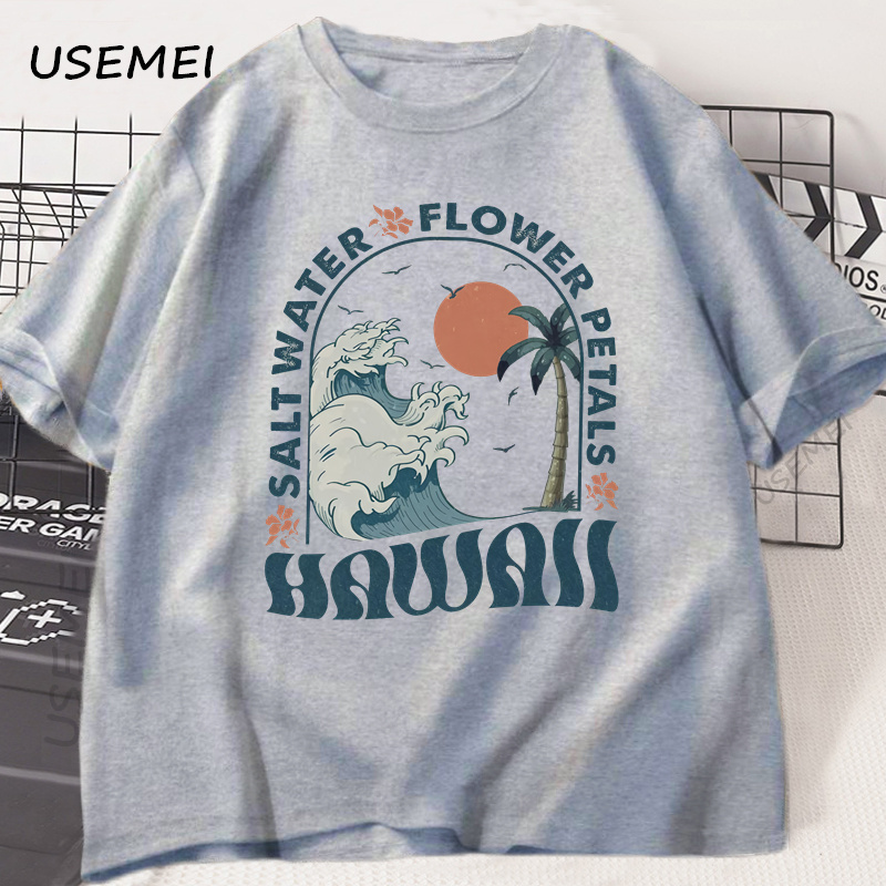 Hawaii Beach T-Shirt Ocean Bea - Summer Clothing Vibes recension och pris