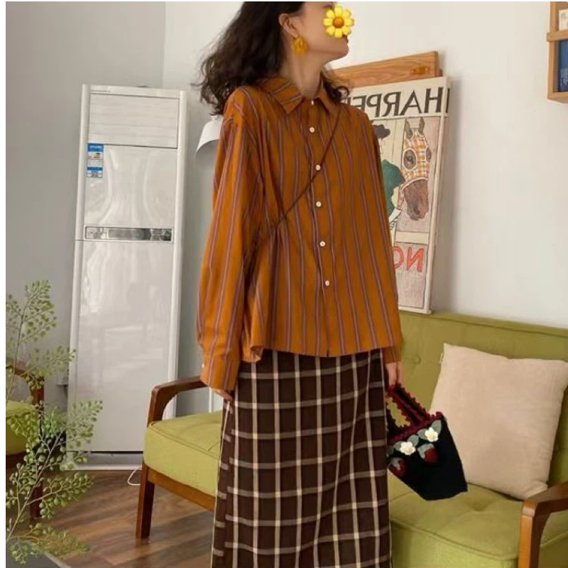 Spring New Striped Loose Casua - Summer Clothing For Teens recension och pris
