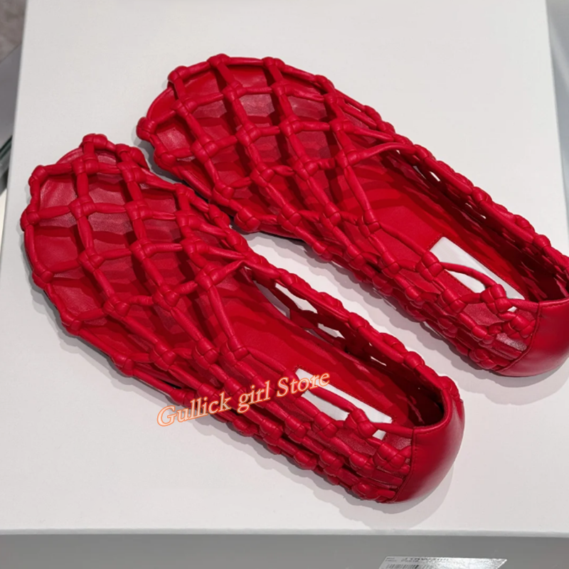 French Woven Mesh Hollow flat  - Summer Clothing Sale recension och pris