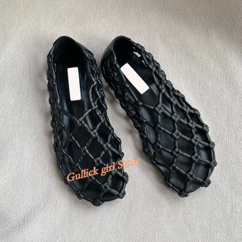 French Woven Mesh Hollow flat  - Summer Clothing Sale recension och pris