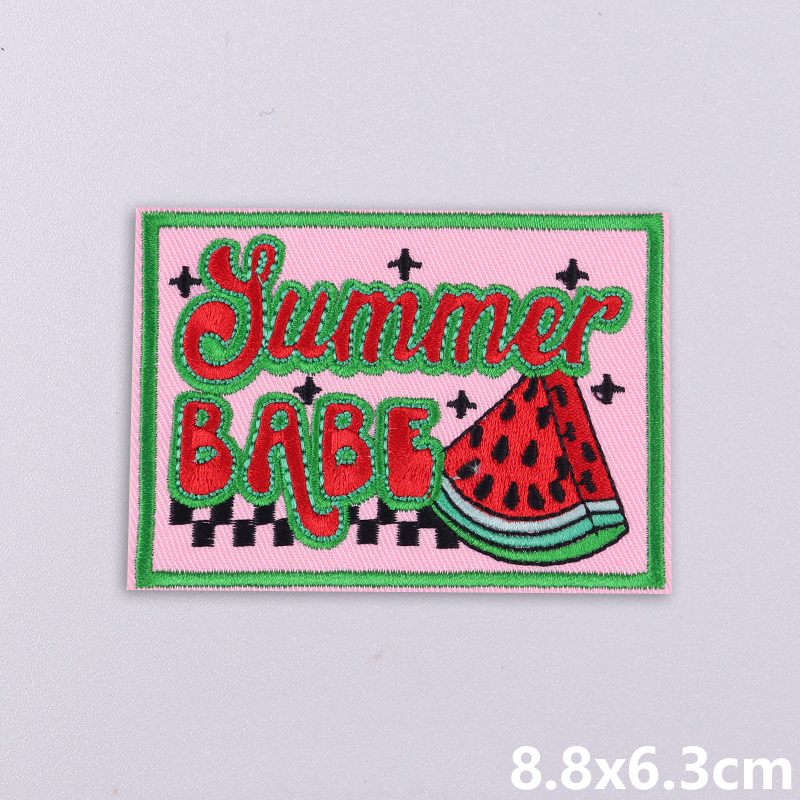 Summer Vibes Embroidered Patch - Summer Clothing Vibes recension och pris
