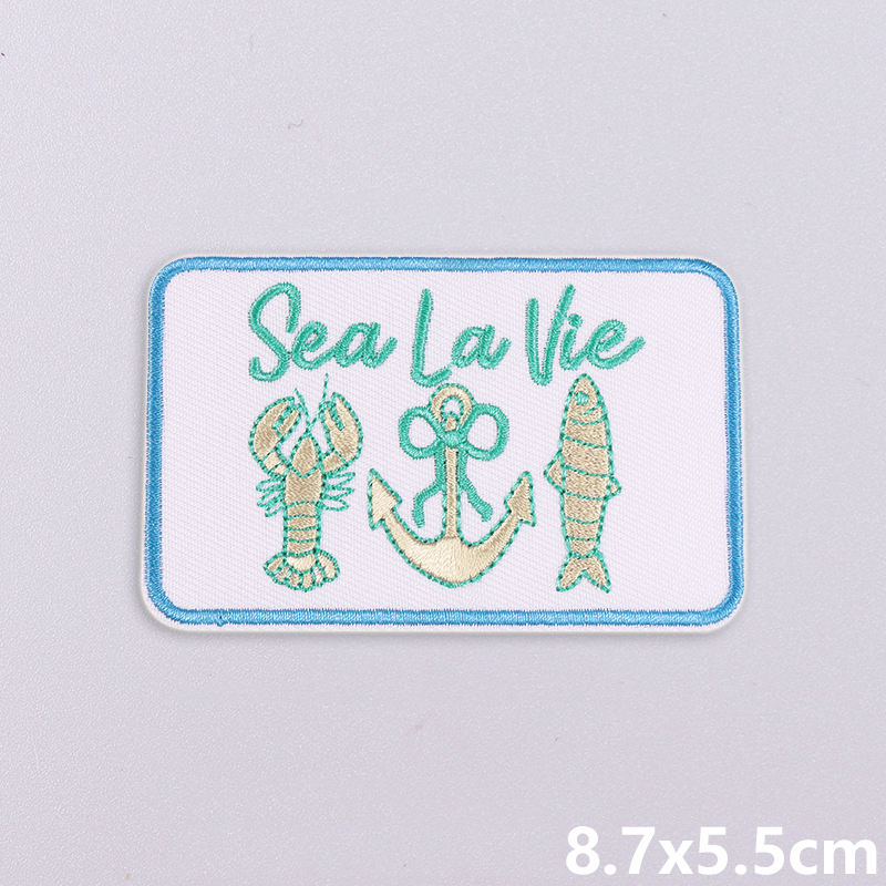 Summer Vibes Embroidered Patch - Summer Clothing Vibes recension och pris