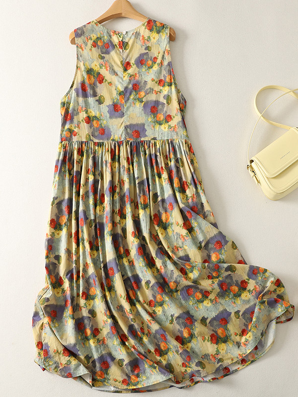 Summer Loose Floral Print Maxi - Summer Clothing Vibes recension och pris