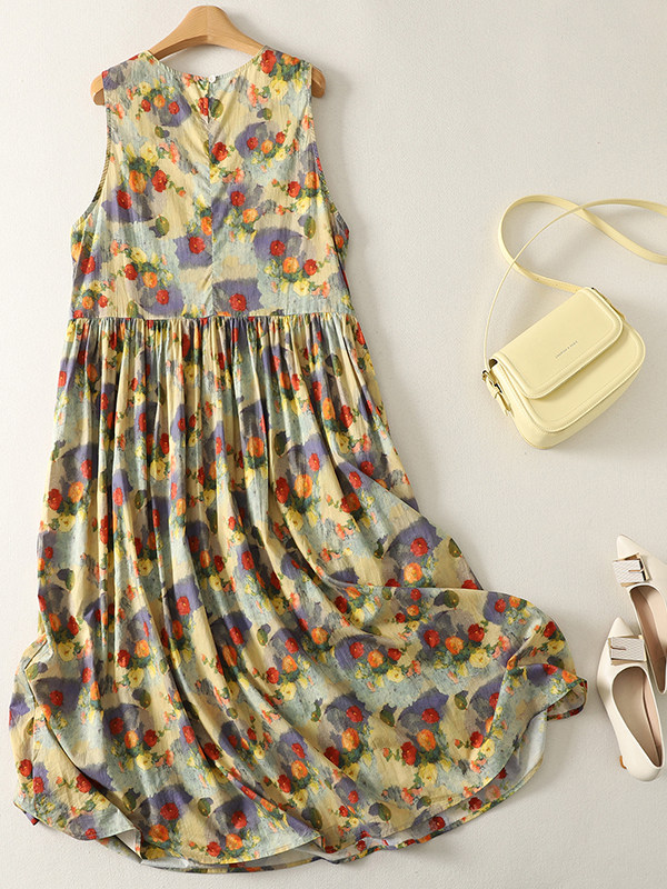 Summer Loose Floral Print Maxi - Summer Clothing Vibes recension och pris