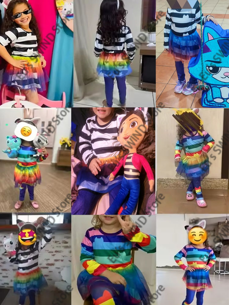 2026 cartoon Black White Strip - Summer Clothing Teen Girls recension och pris