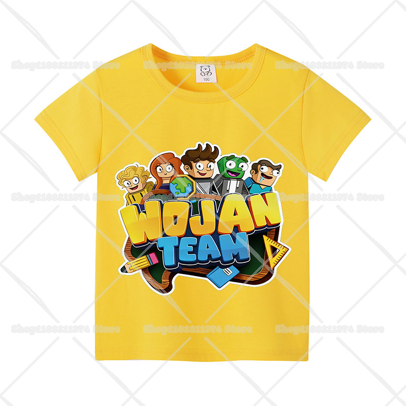 Wojans Team T-shirt Anime Roun - Summer Clothing Gifts recension och pris