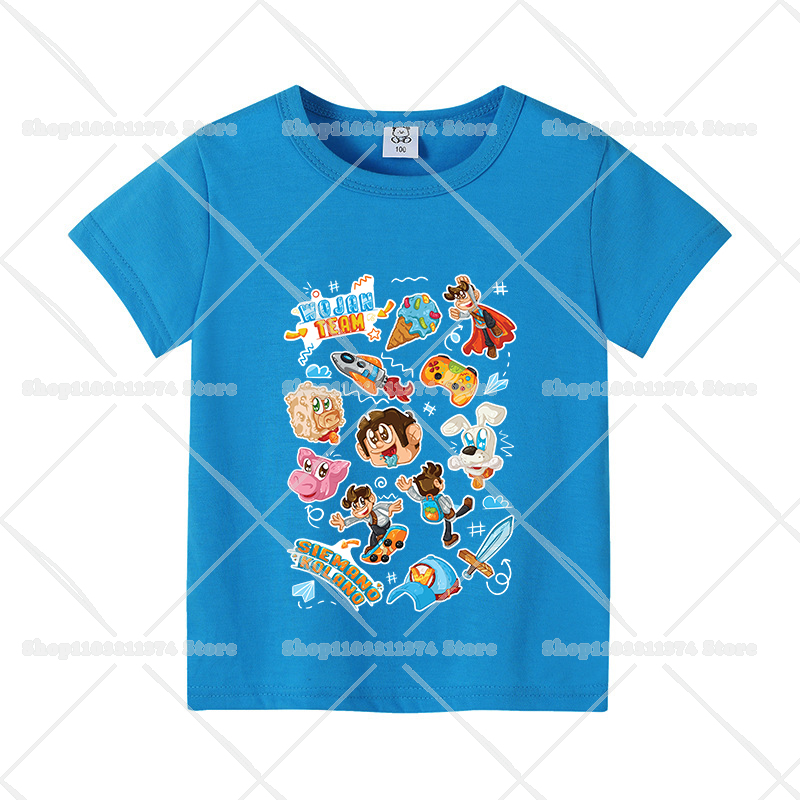 Wojans Team T-shirt Anime Roun - Summer Clothing Gifts recension och pris