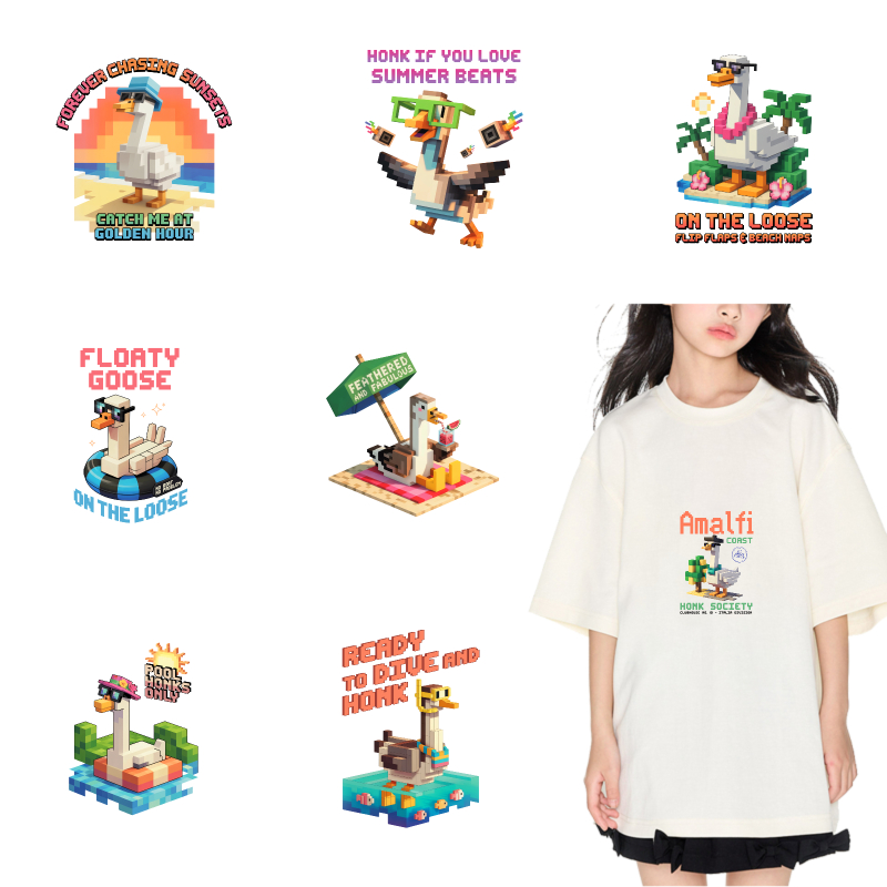 2PCS Amalfi Duck Summer Vibes  - Summer Clothing Vibes recension och pris