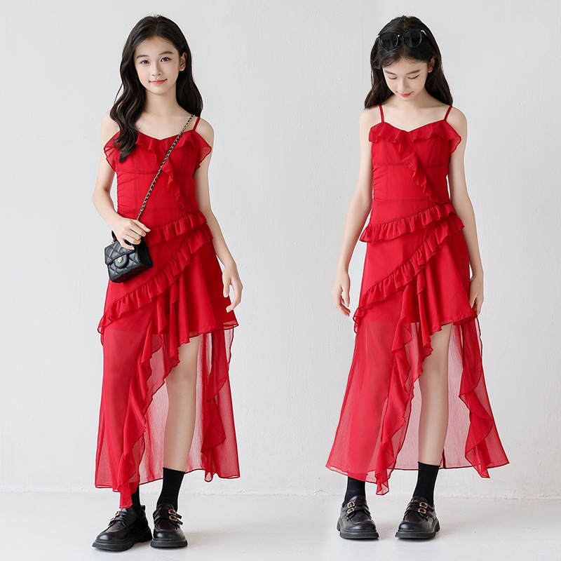Girls Strapless Dress Summer T - Summer Clothing Teen Girls recension och pris