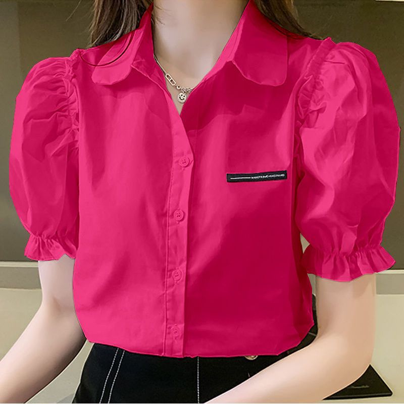 Summer New Solid Color Polo Ne - Summer Clothing For Teens recension och pris