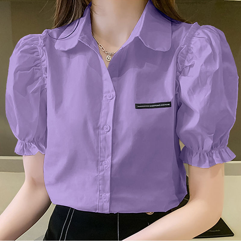 Summer New Solid Color Polo Ne - Summer Clothing For Teens recension och pris