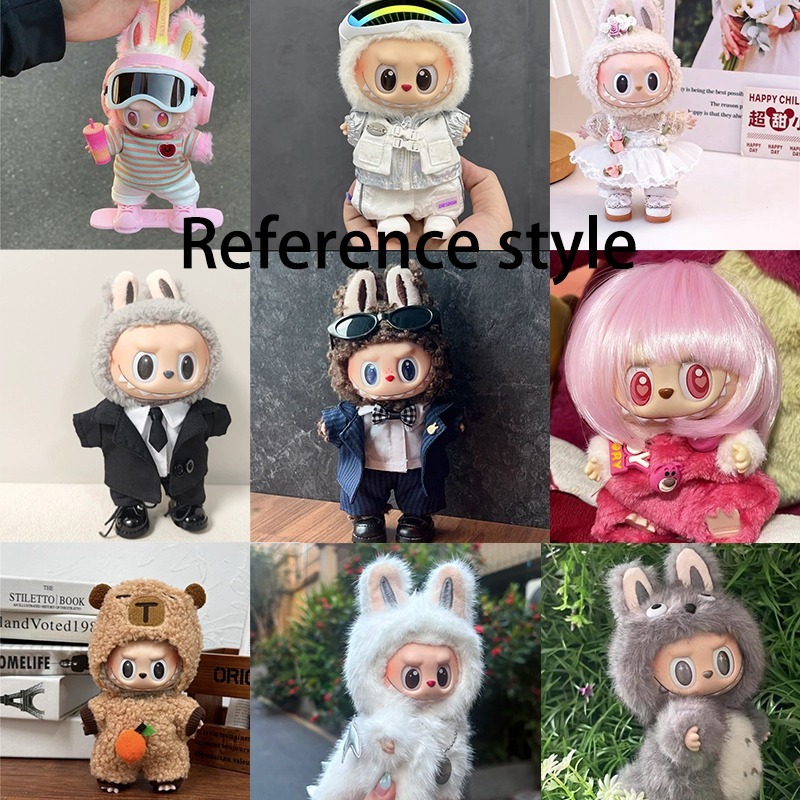 15 17cm For Labubu Doll Blind  - Summer Clothing Gifts recension och pris