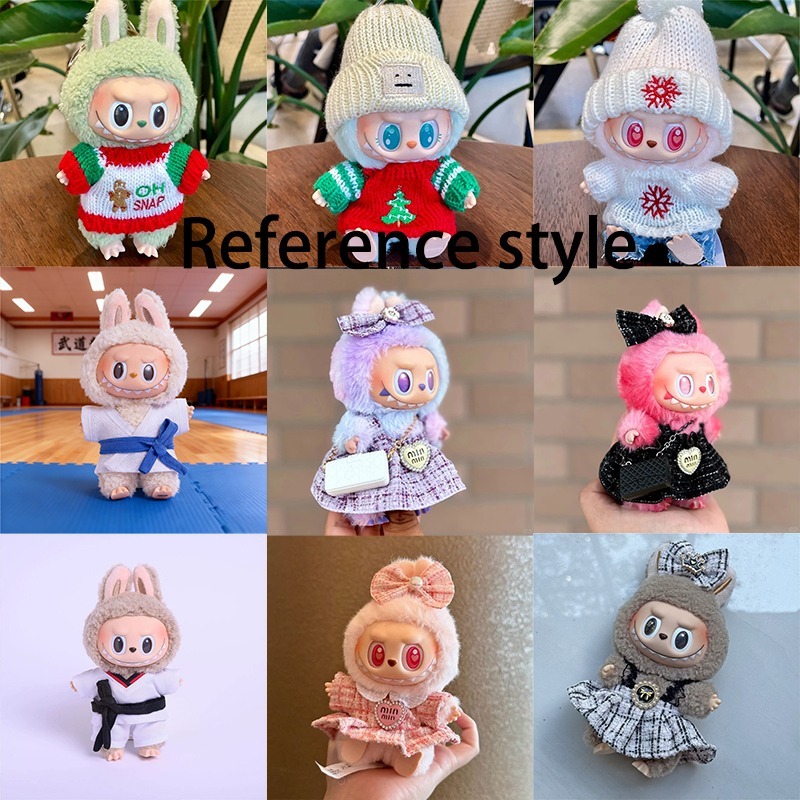 15 17cm For Labubu Doll Blind  - Summer Clothing Gifts recension och pris