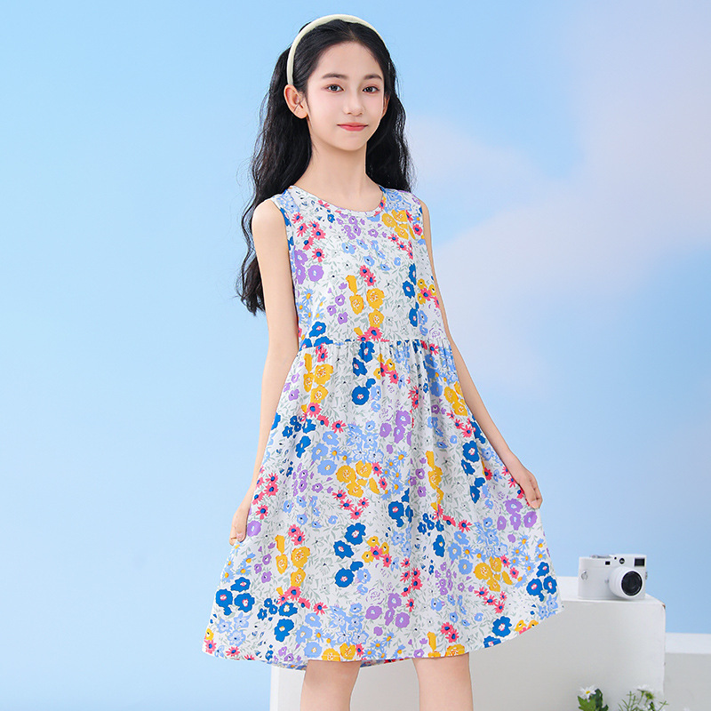 Floral Summer Sleeveless Girls - Summer Clothing Teen Girls recension och pris