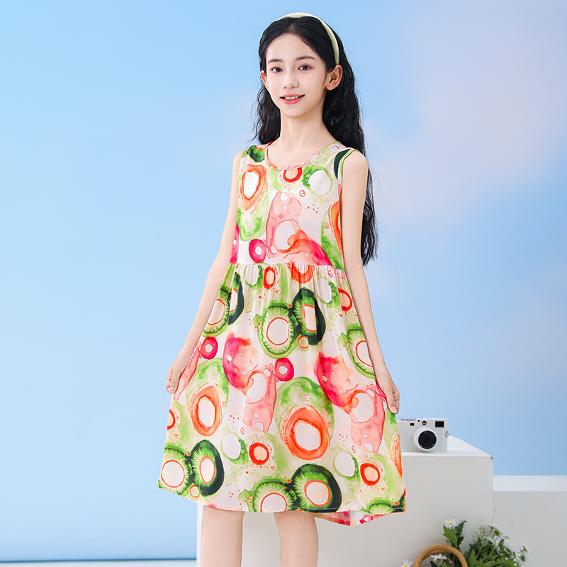 Floral Summer Sleeveless Girls - Summer Clothing Teen Girls recension och pris