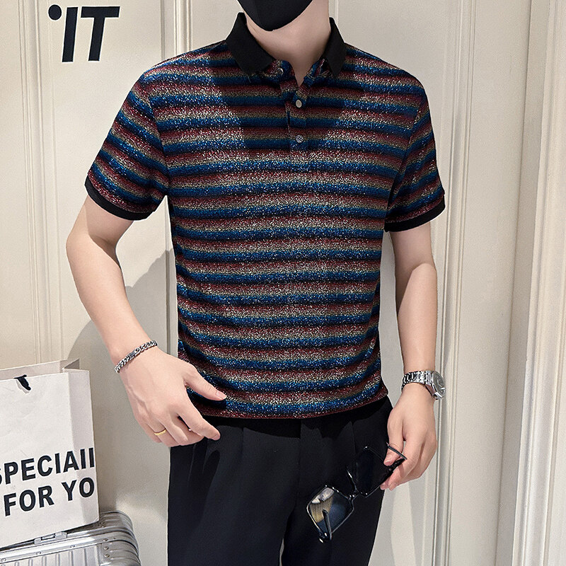 Summer Sequins Men's Polo Shir - Summer Nights Clothing recension och pris