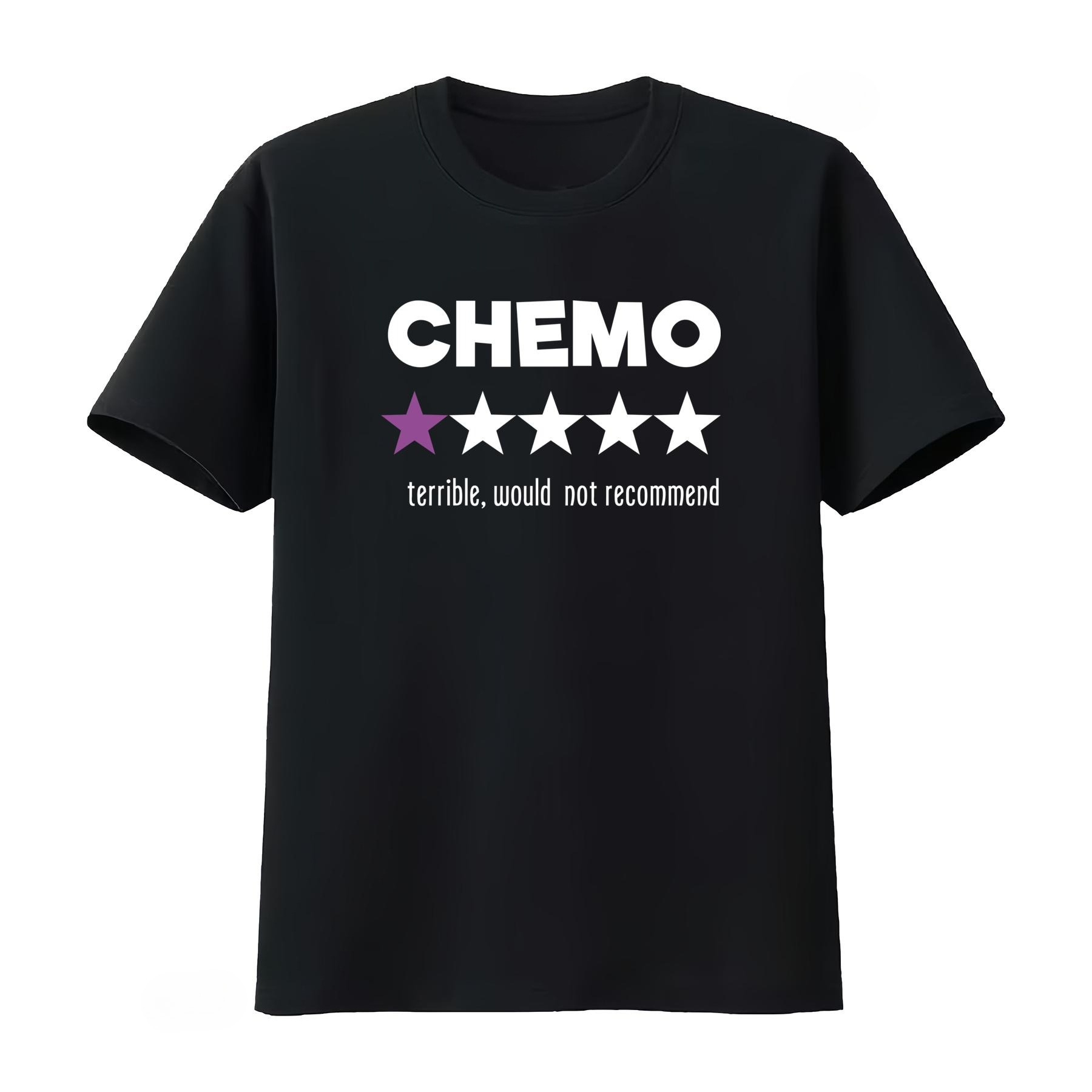 Funny Chemo T Shirt with Star  - Summer Clothing Recommendations recension och pris