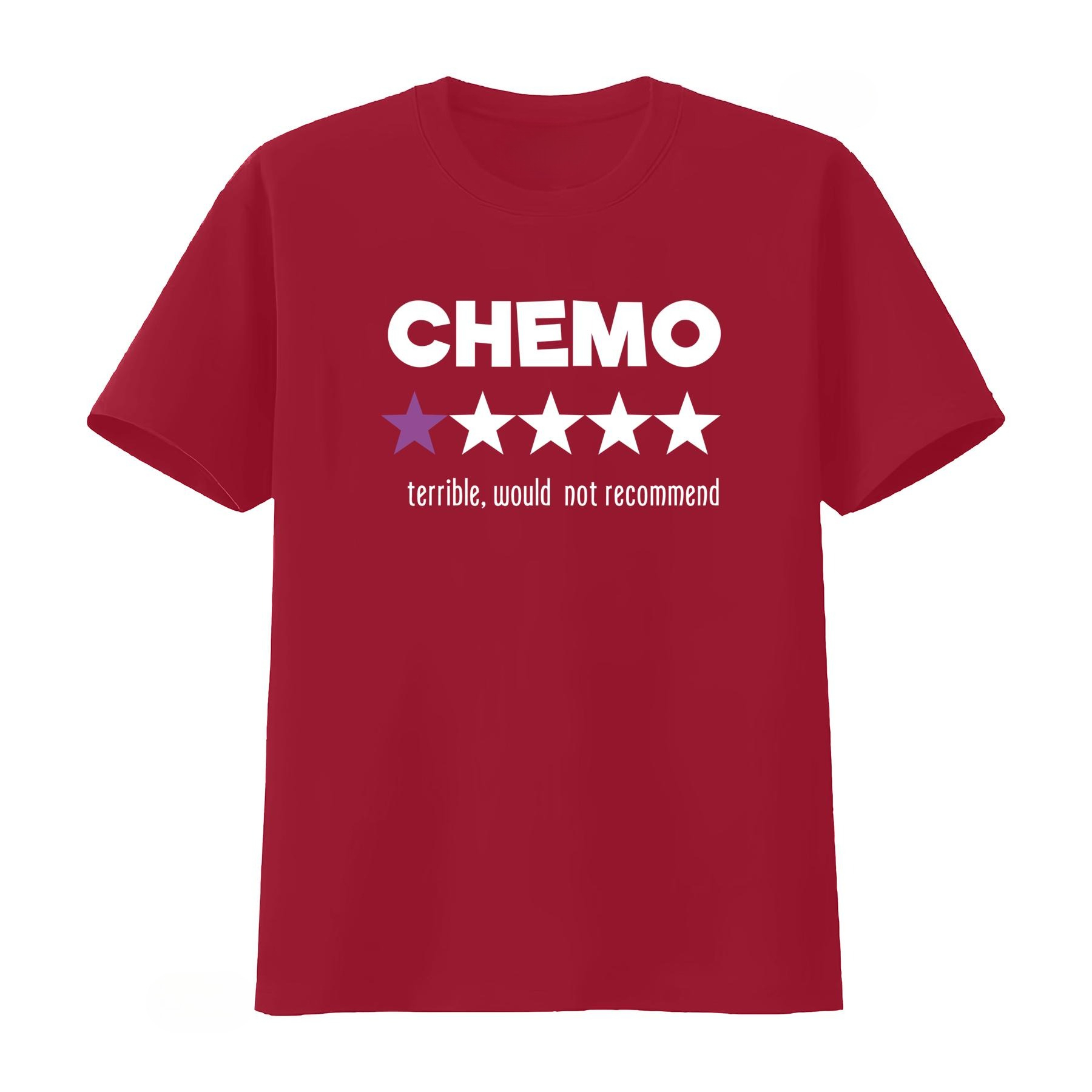 Funny Chemo T Shirt with Star  - Summer Clothing Recommendations recension och pris