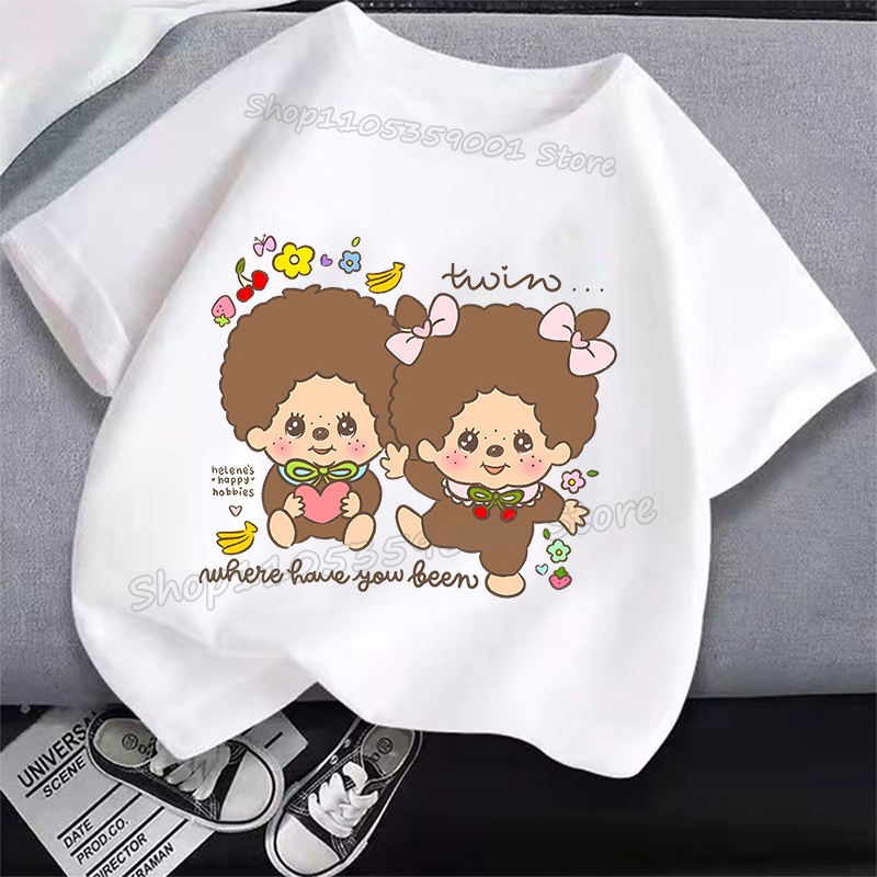 MONCHHICHI Short Sleeve T Shir - Summer Clothing Gifts recension och pris