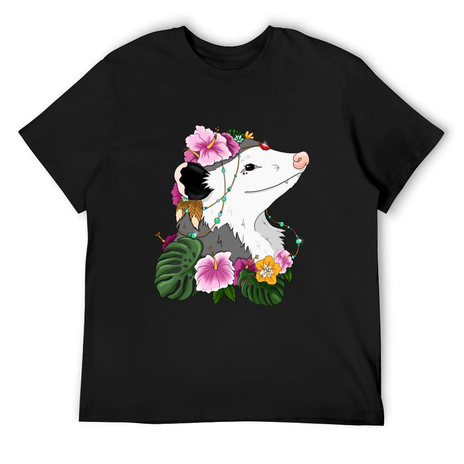 Opossum with tropical vibes T- - Summer Clothing Vibes recension och pris